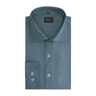 Slimfit bamboe petrol - Gents