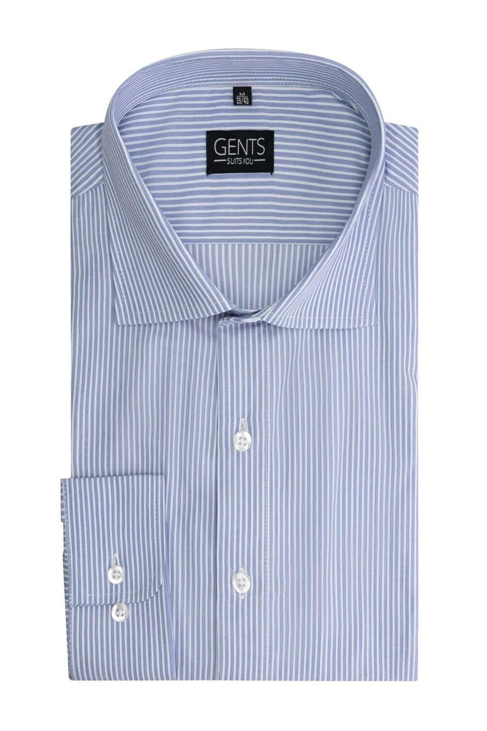 Streep blauw - wit - Gents