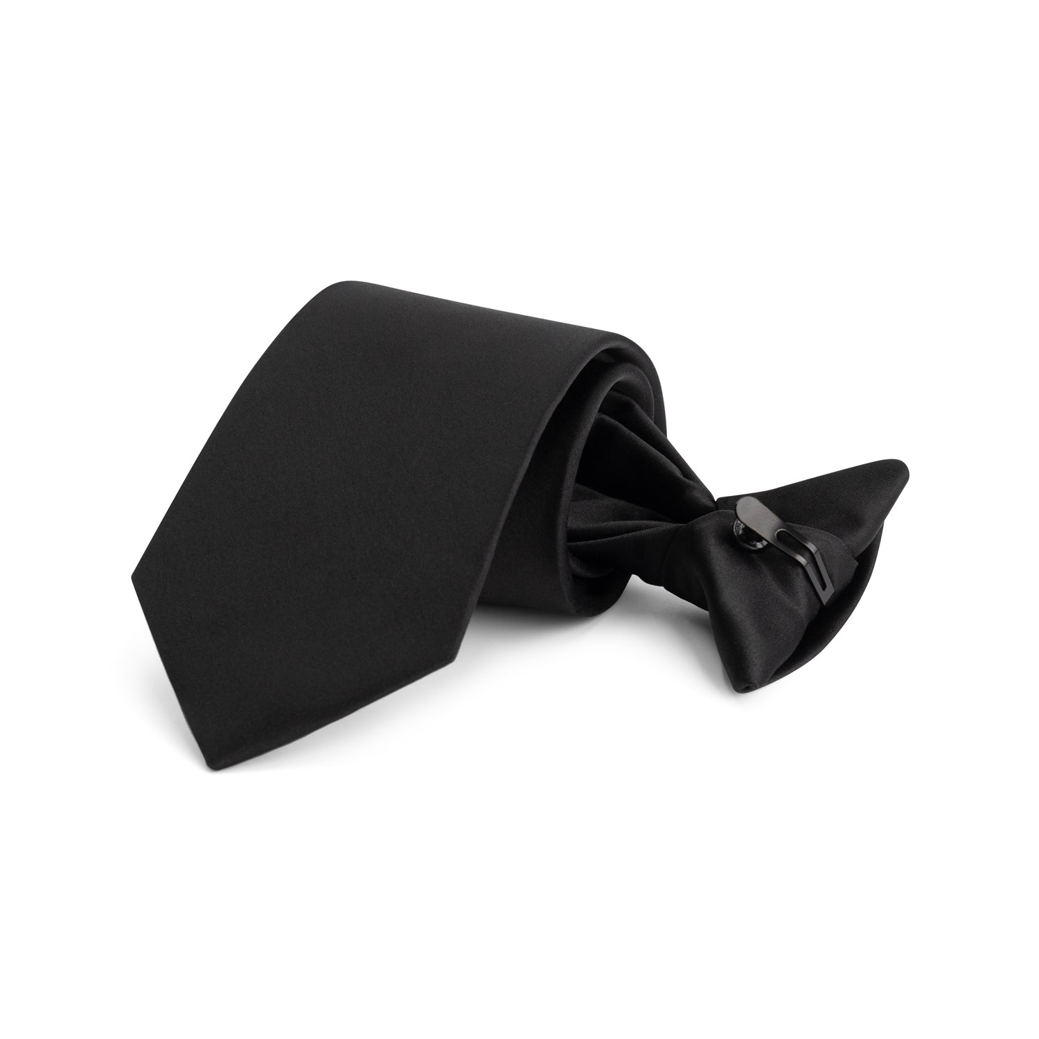 Stropdas clip on zwart - Gents