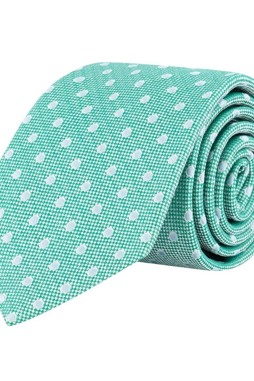 Stropdas zijde groen - Gents