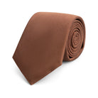 Stropdas zijde print strepen oranje - Gents