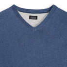 Trui V - hals softcotton blauw - Gents