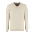 Trui V - hals softcotton zand - Gents