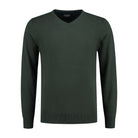 V - neck melange groen - Gents