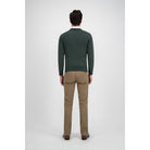 V - neck melange groen - Gents