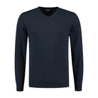 V - neck melange navy - Gents