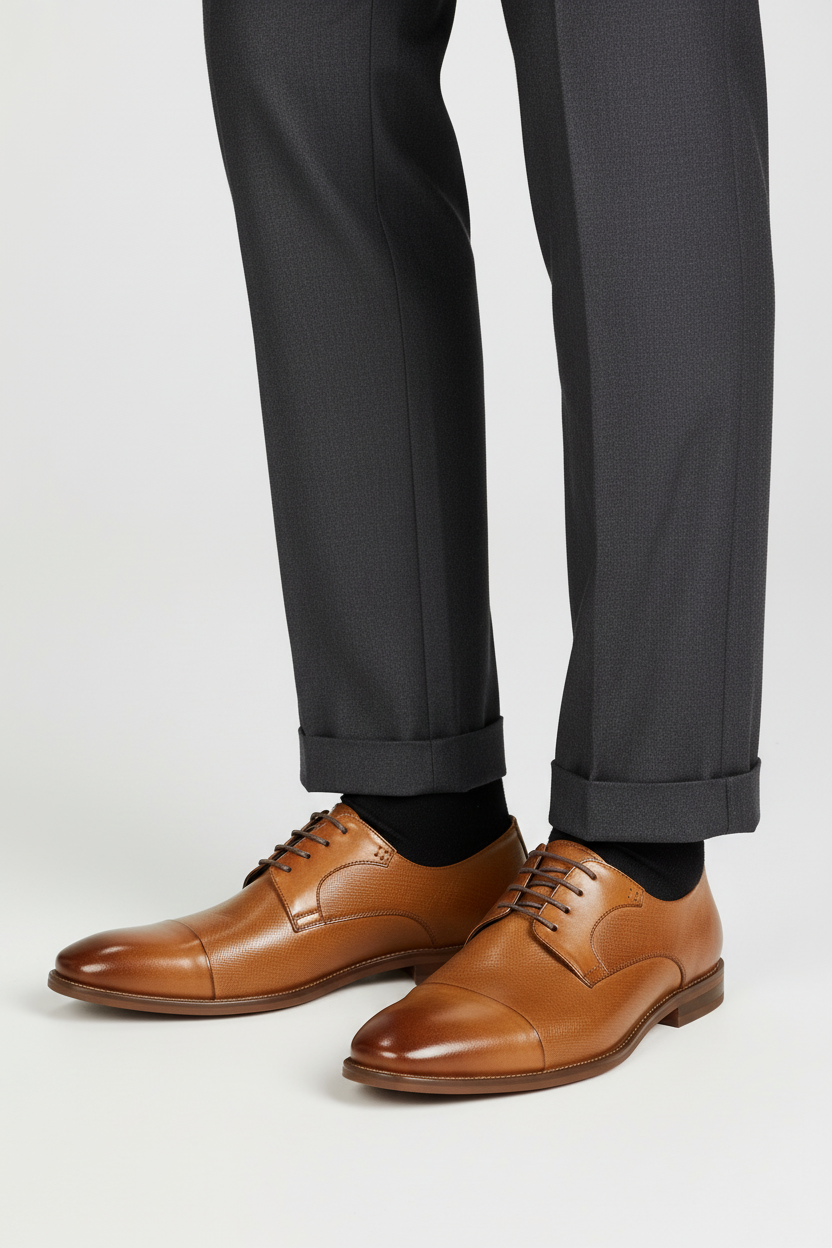 Veterschoen structuur patroon met broek