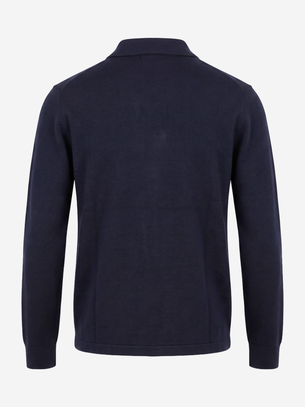 Overshirt wolblend navy — achterkant