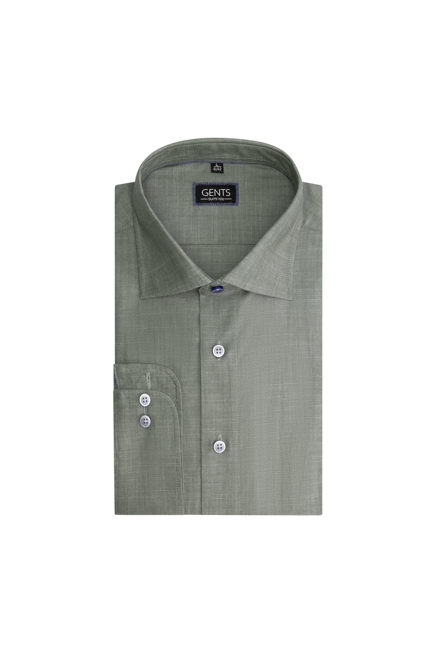 Camisa Liso Lino Moss — afbeelding 3