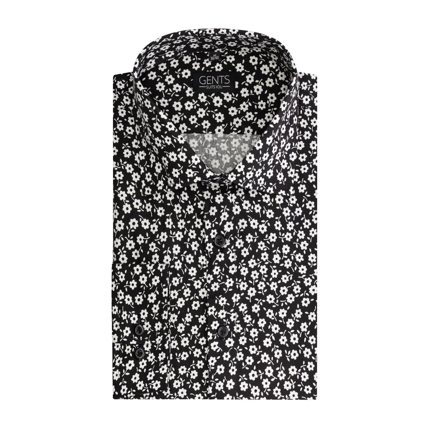 Estampado florecilla blanco-negro — afbeelding 5