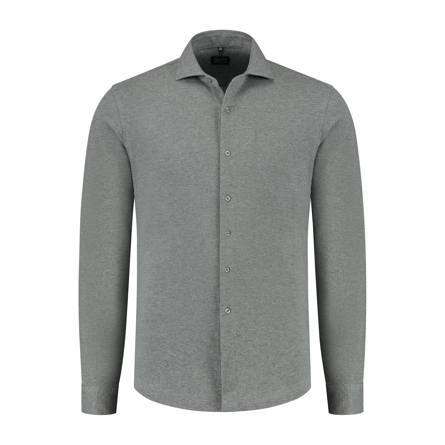 Camisa piqué gris — afbeelding 4