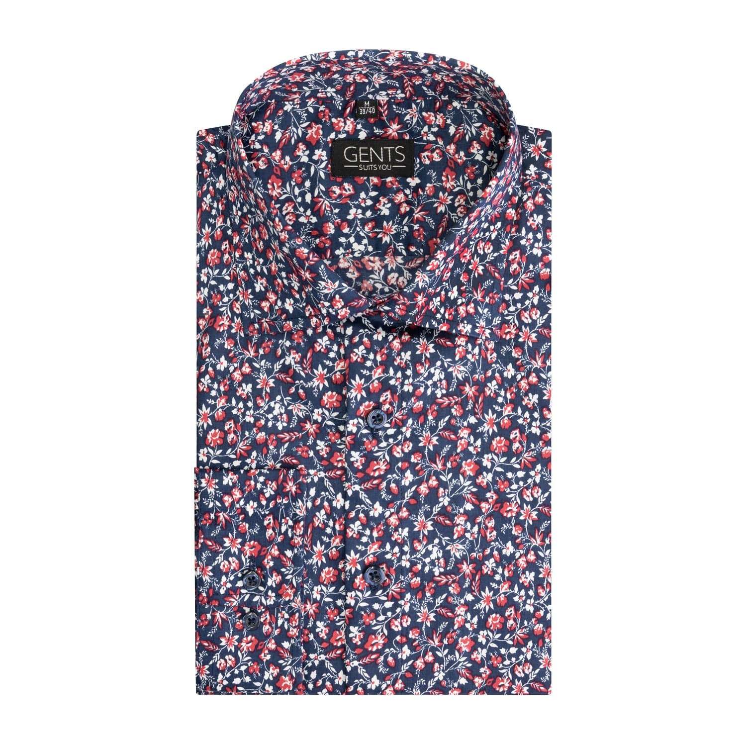 Bloemprint blauw — afbeelding 5