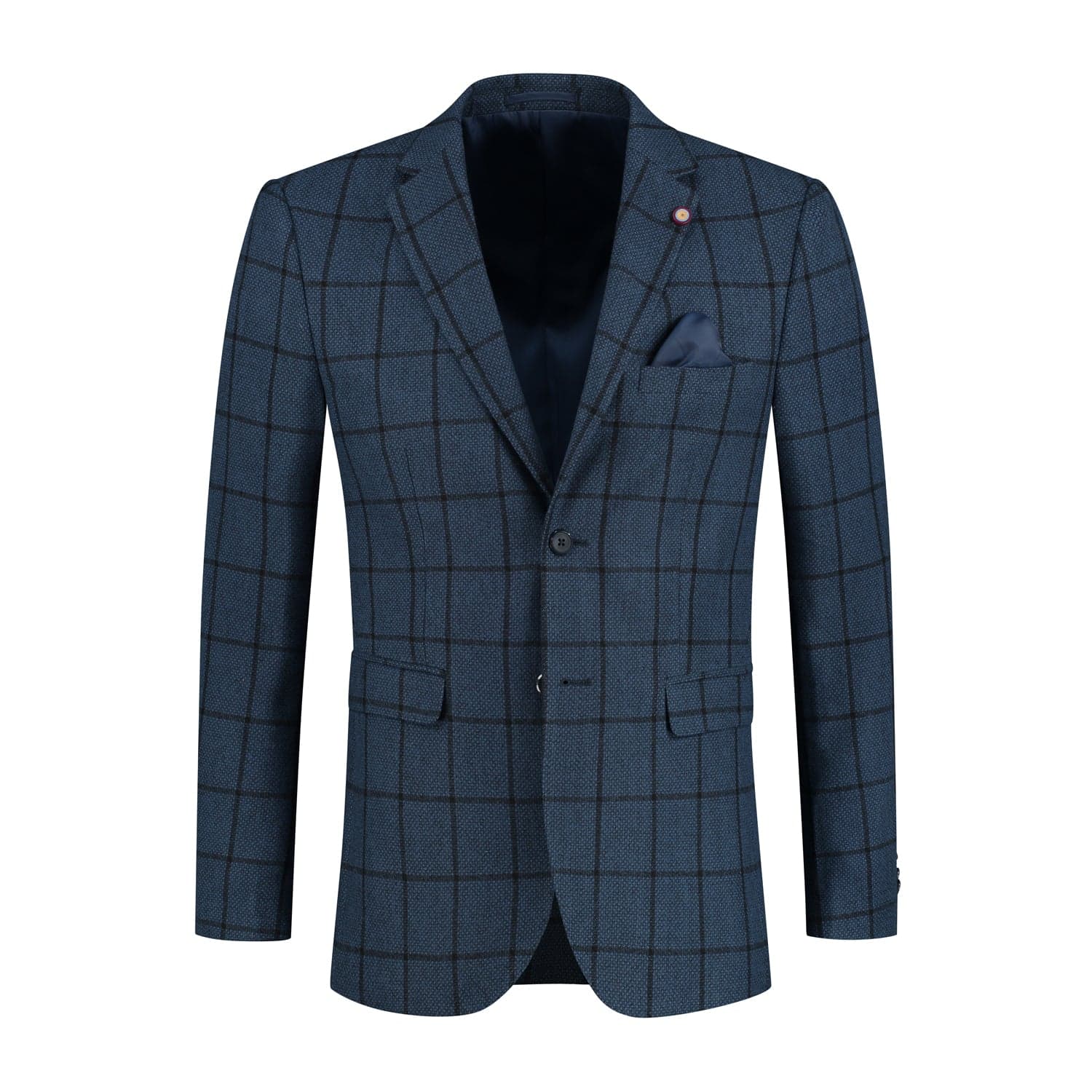 Check jacket blue — image 3