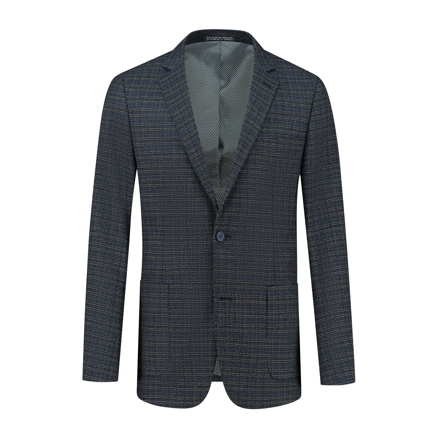Colbert ruit blauw-grijs — afbeelding 4