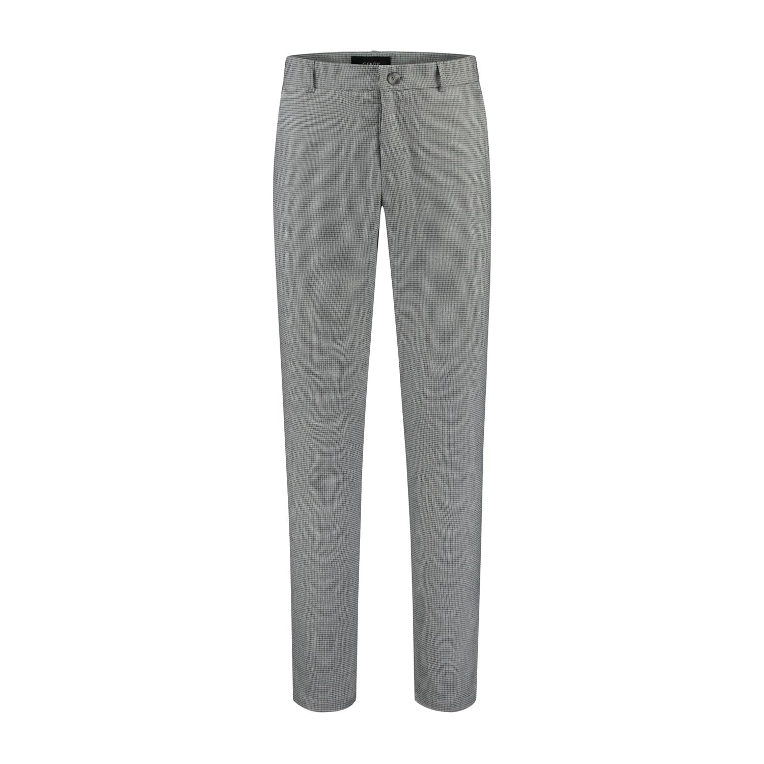 Slim Chino Mini Check Black-Grey — afbeelding 4