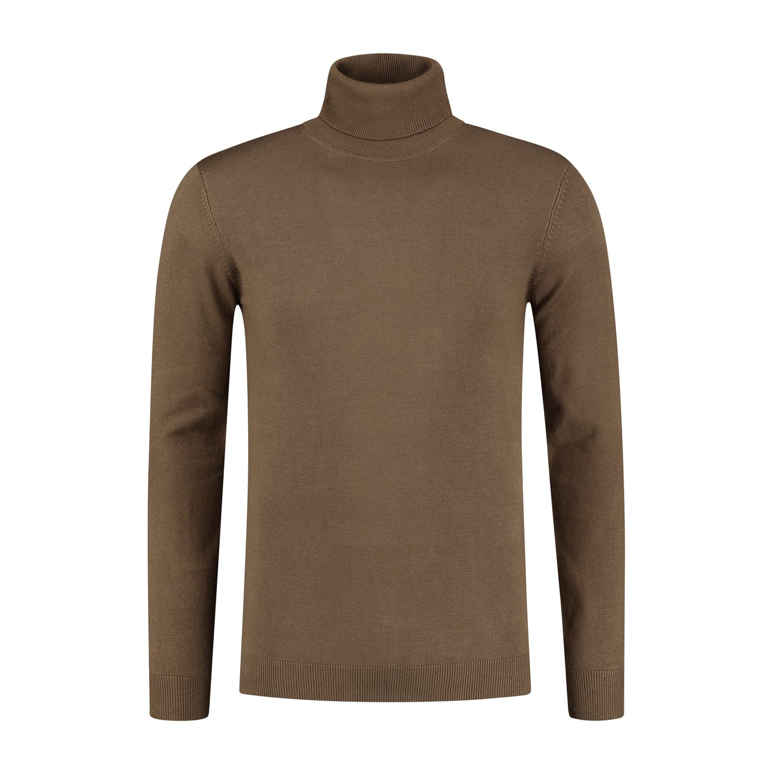 Rollkragenpullover Kamel — afbeelding 4