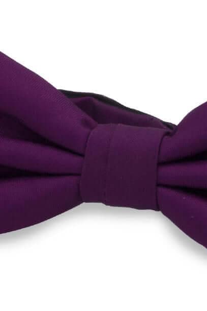 Black tie-set — Strik poly paars