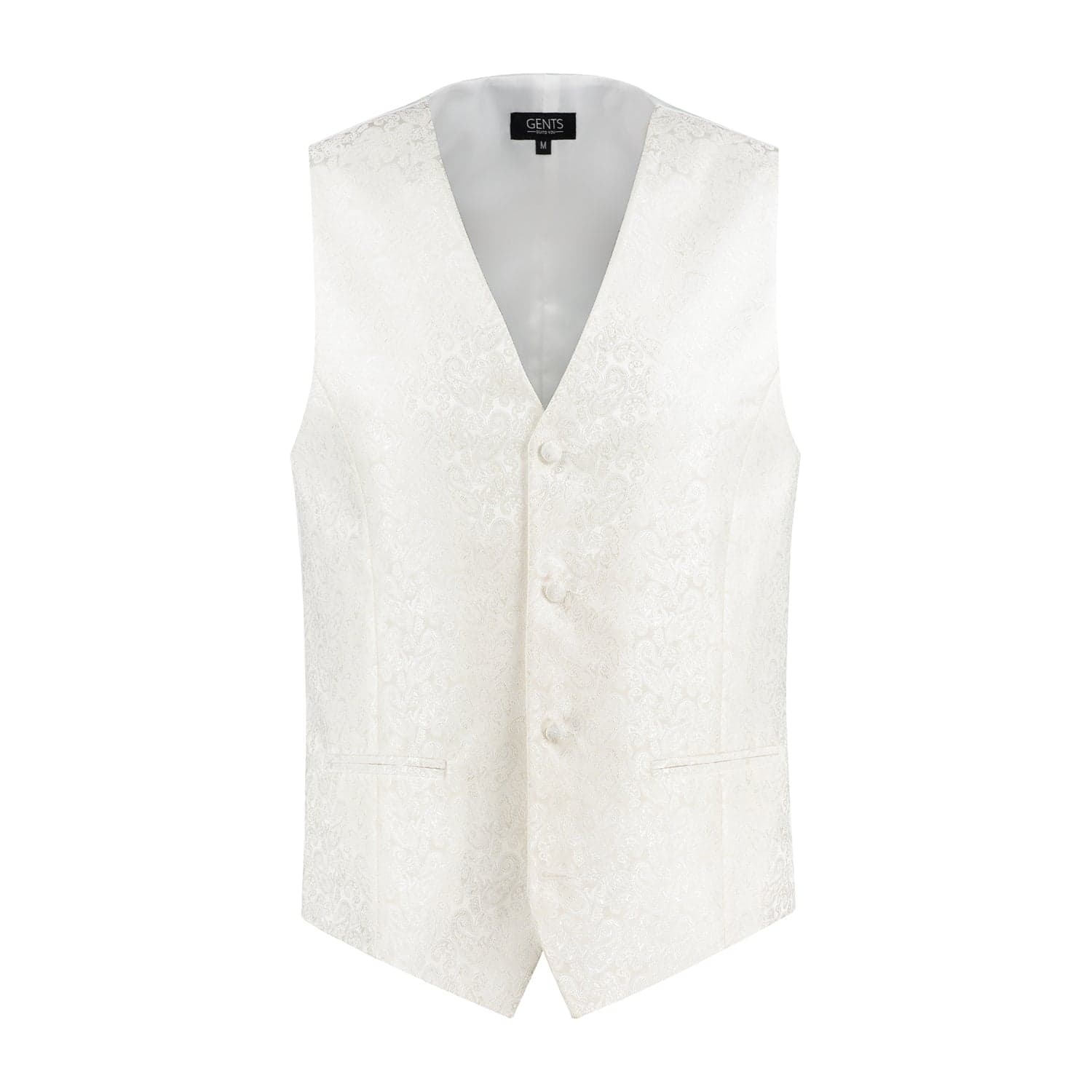Gilet paisley ecru — afbeelding 3