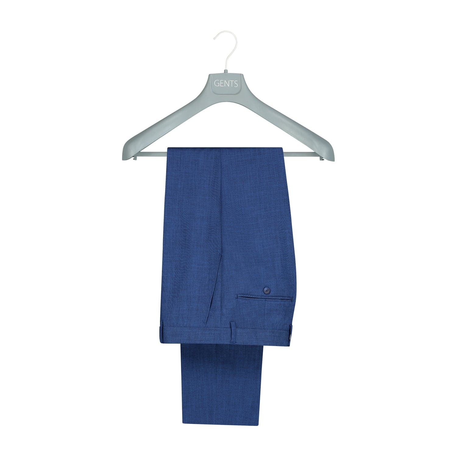 Pantalon linnenlook blauw — afbeelding 4