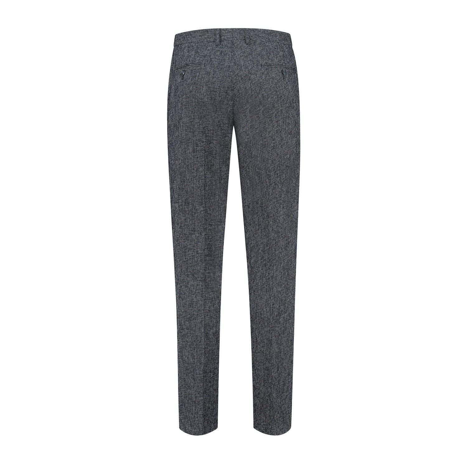 Pantalon melange navy — afbeelding 4