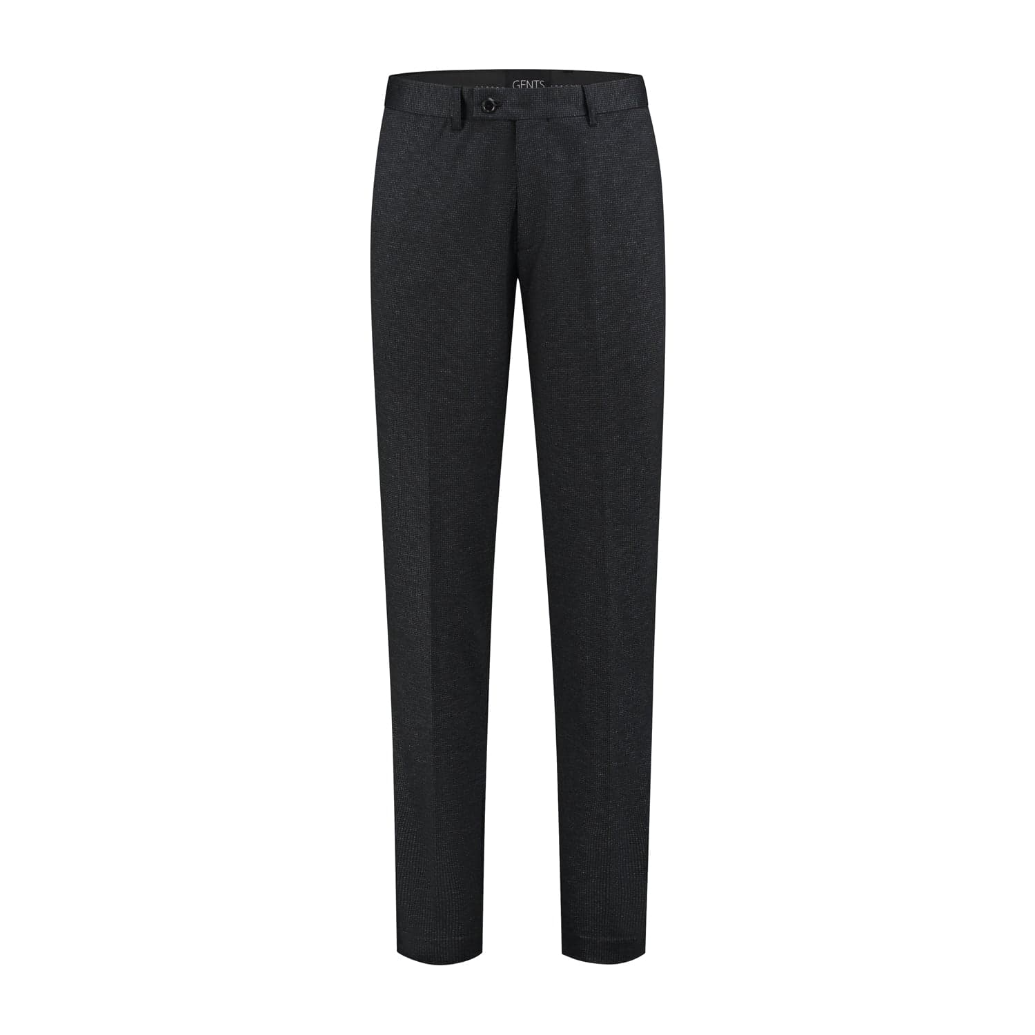 Pantalon stretch micro-carreaux anthracite — afbeelding 3