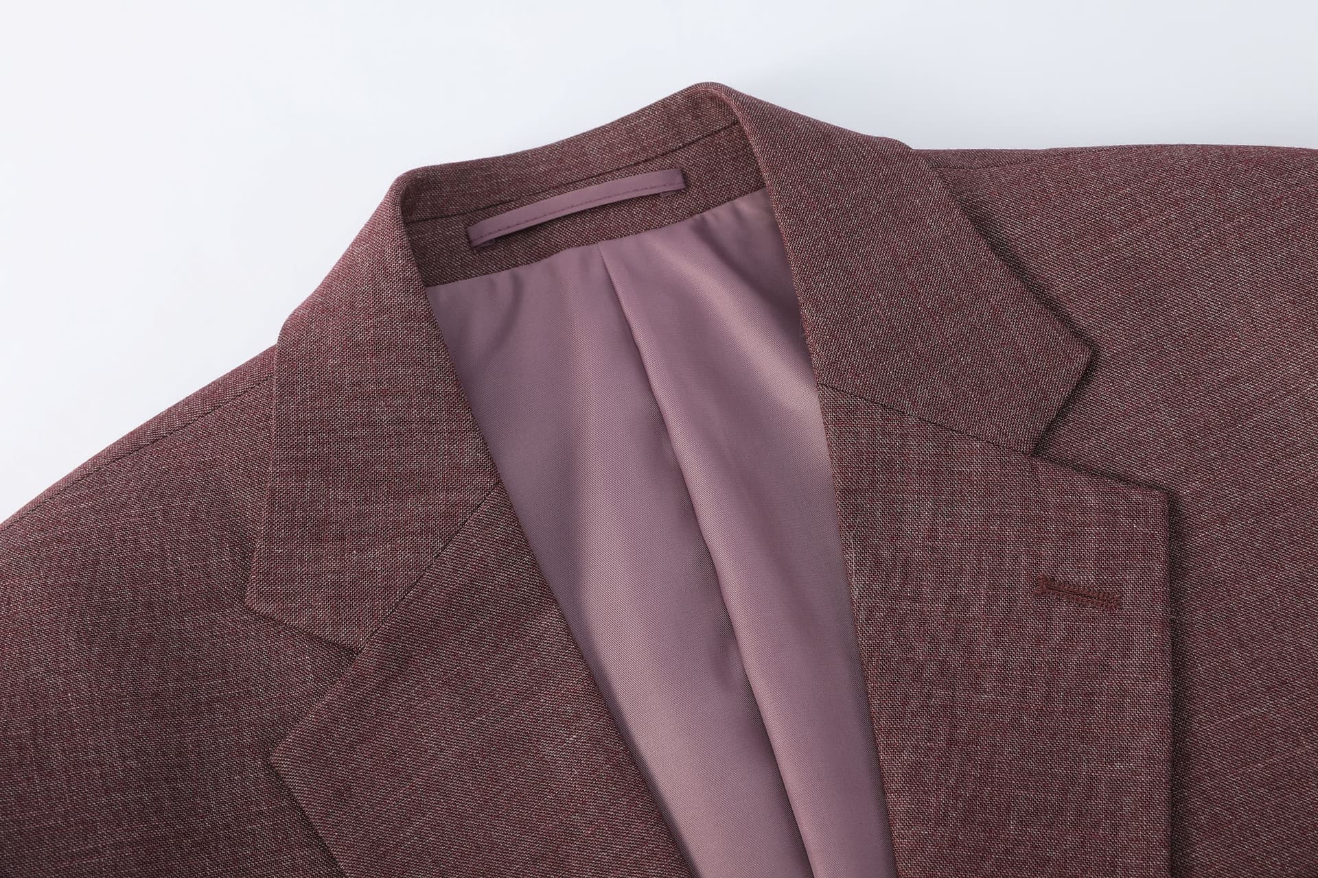 Anzug 3-teilig Aubergine — afbeelding 6