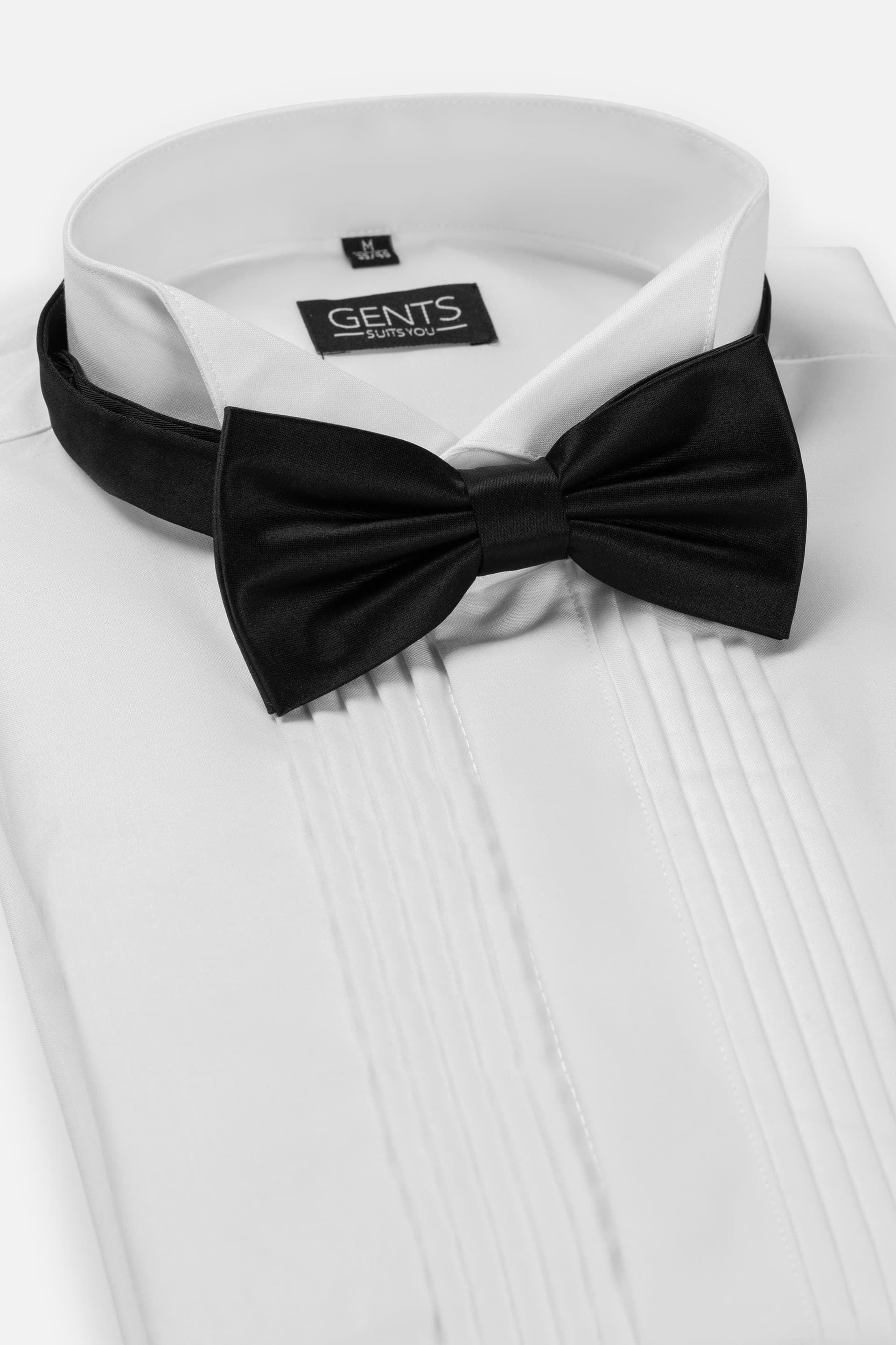 Camisa de esmoquin plisada vueltas padre — afbeelding 6