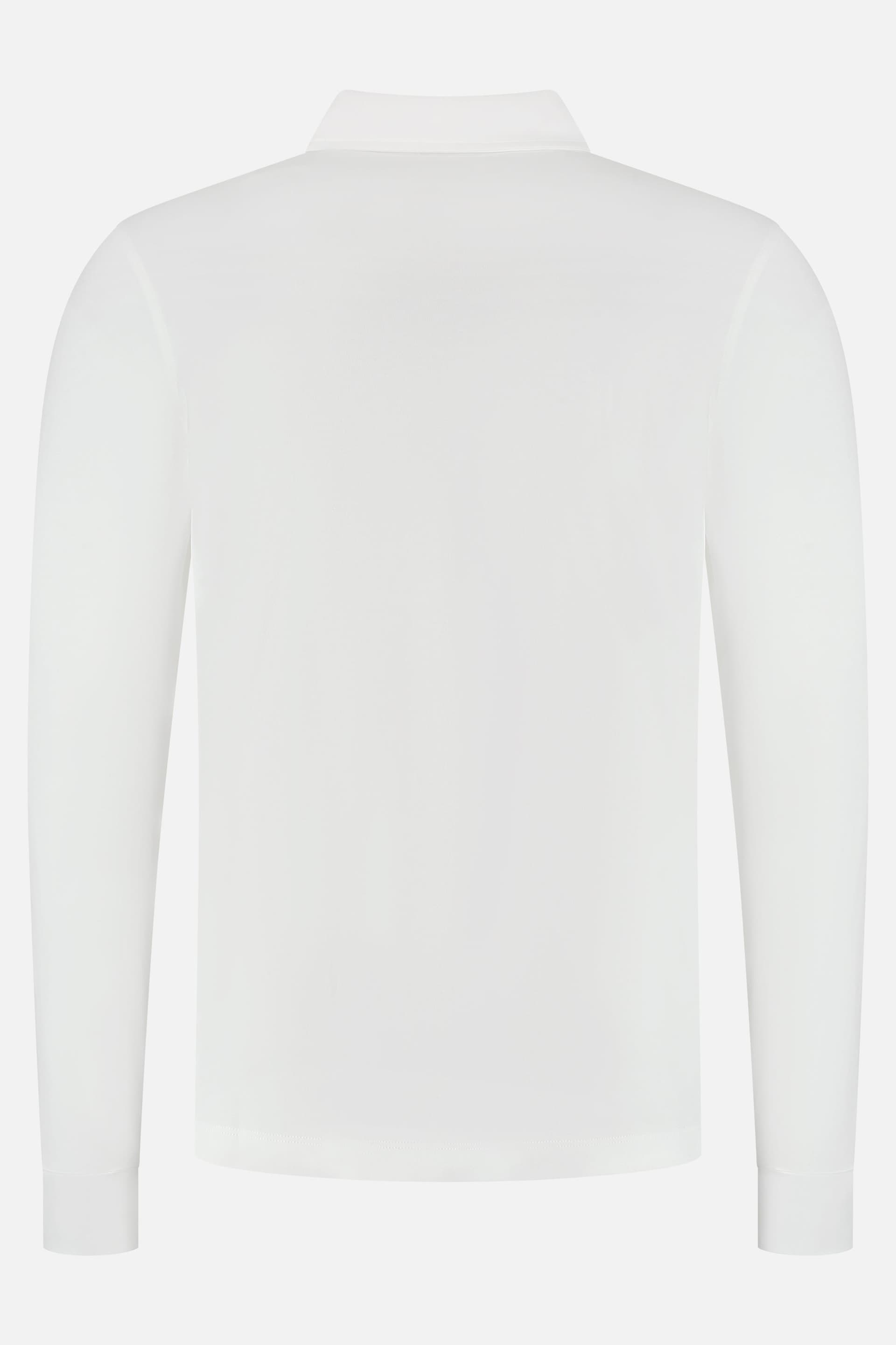 Poloshirt Liquid Cotton Off-White — afbeelding 4