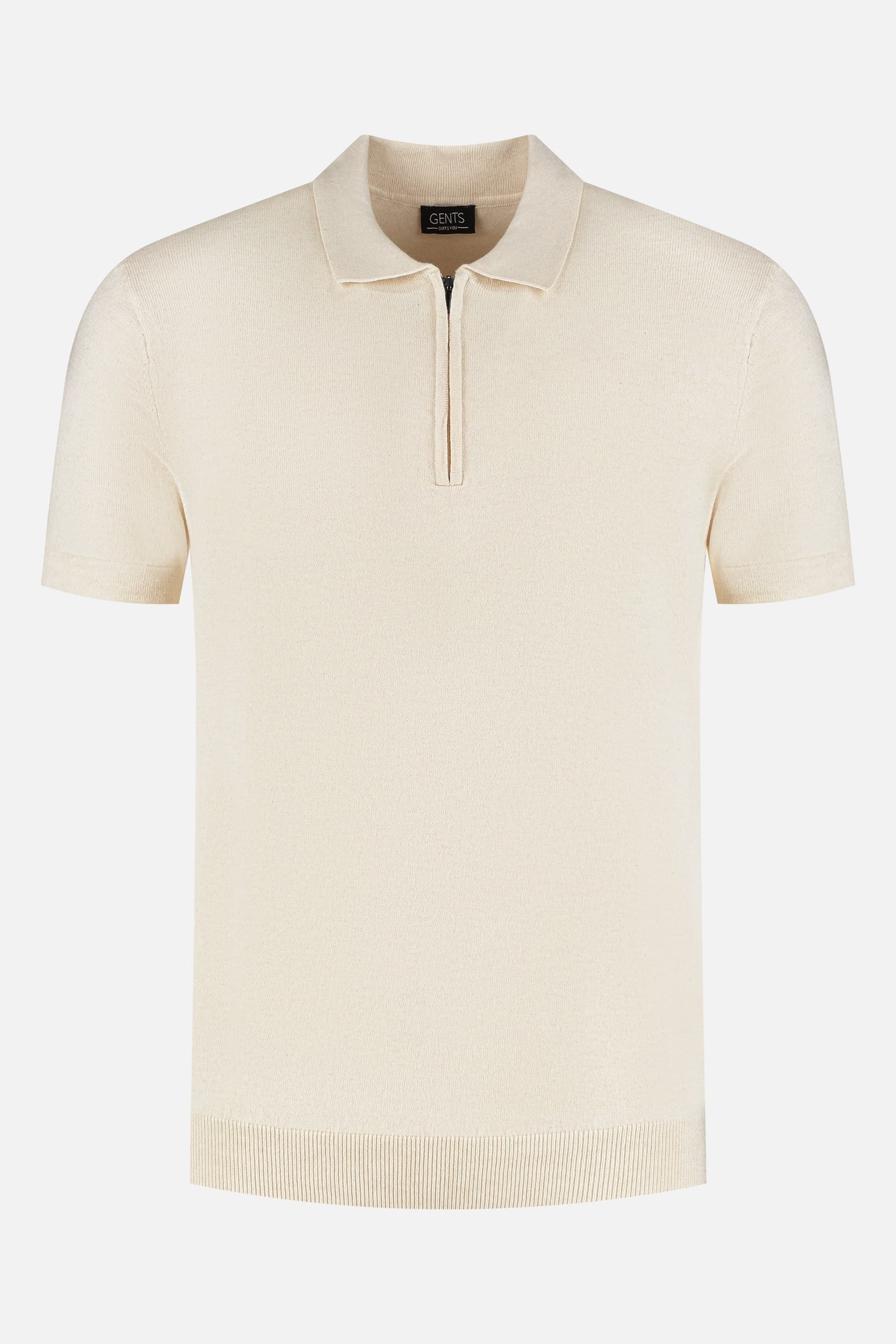 Polo mit Reißverschluss Off-White — afbeelding 4