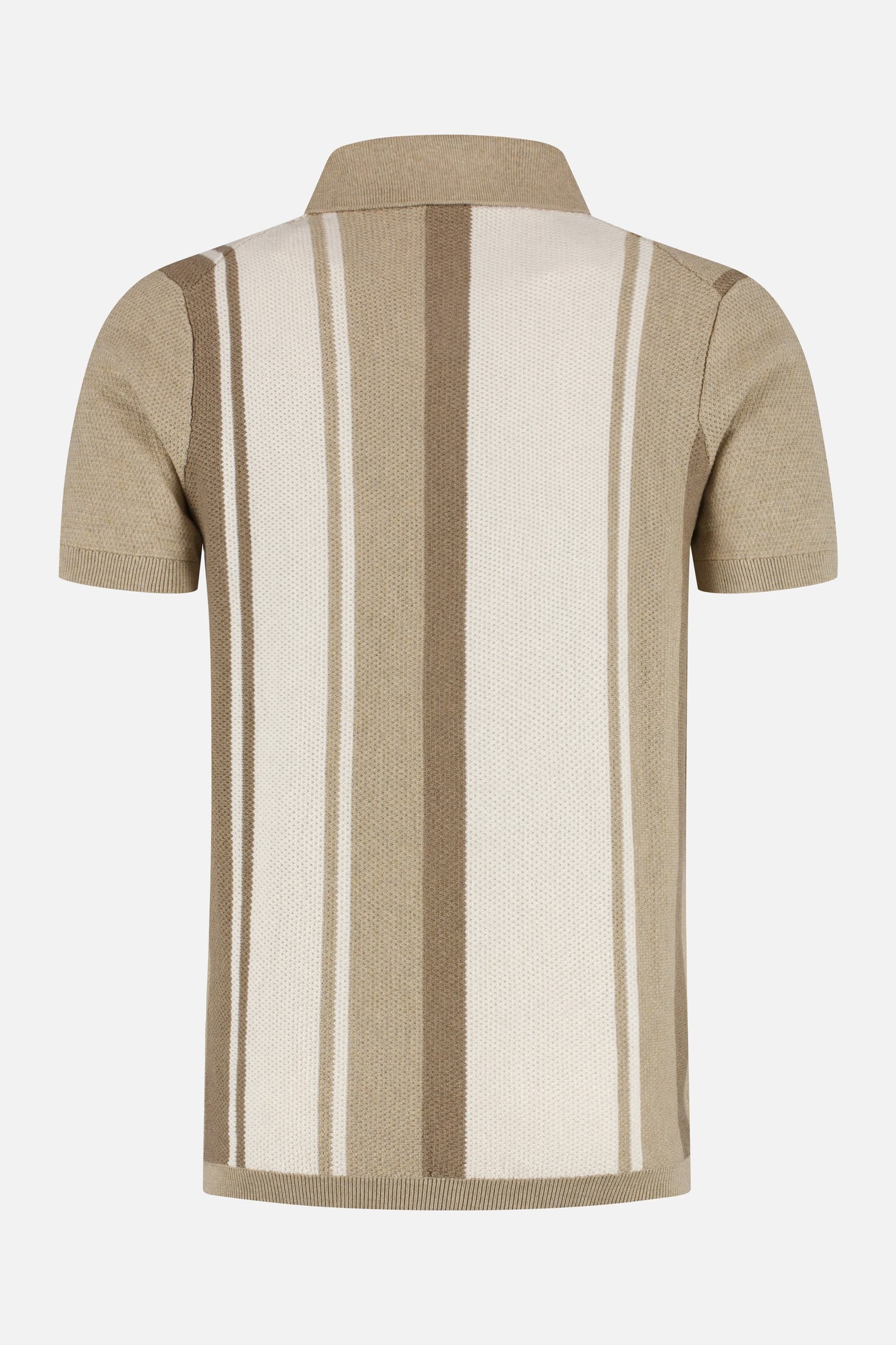Polo riva streep bruin — afbeelding 5