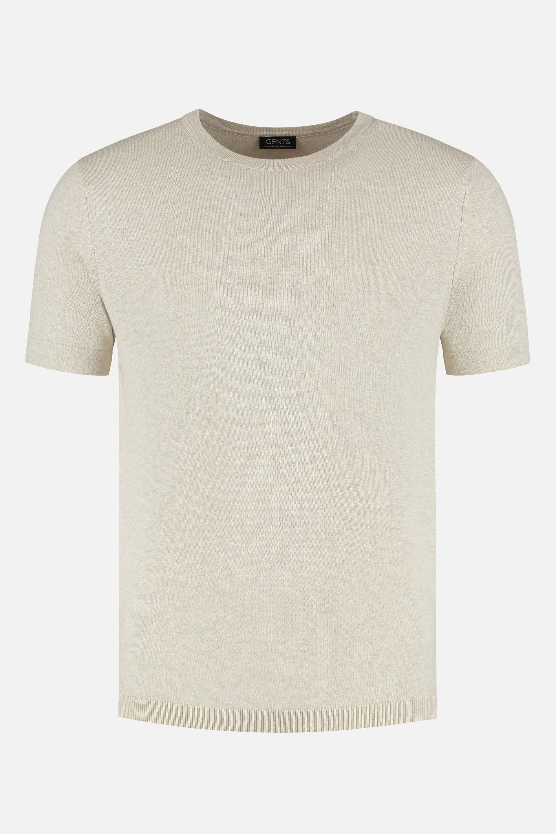 T-shirt knitted ecru — afbeelding 2