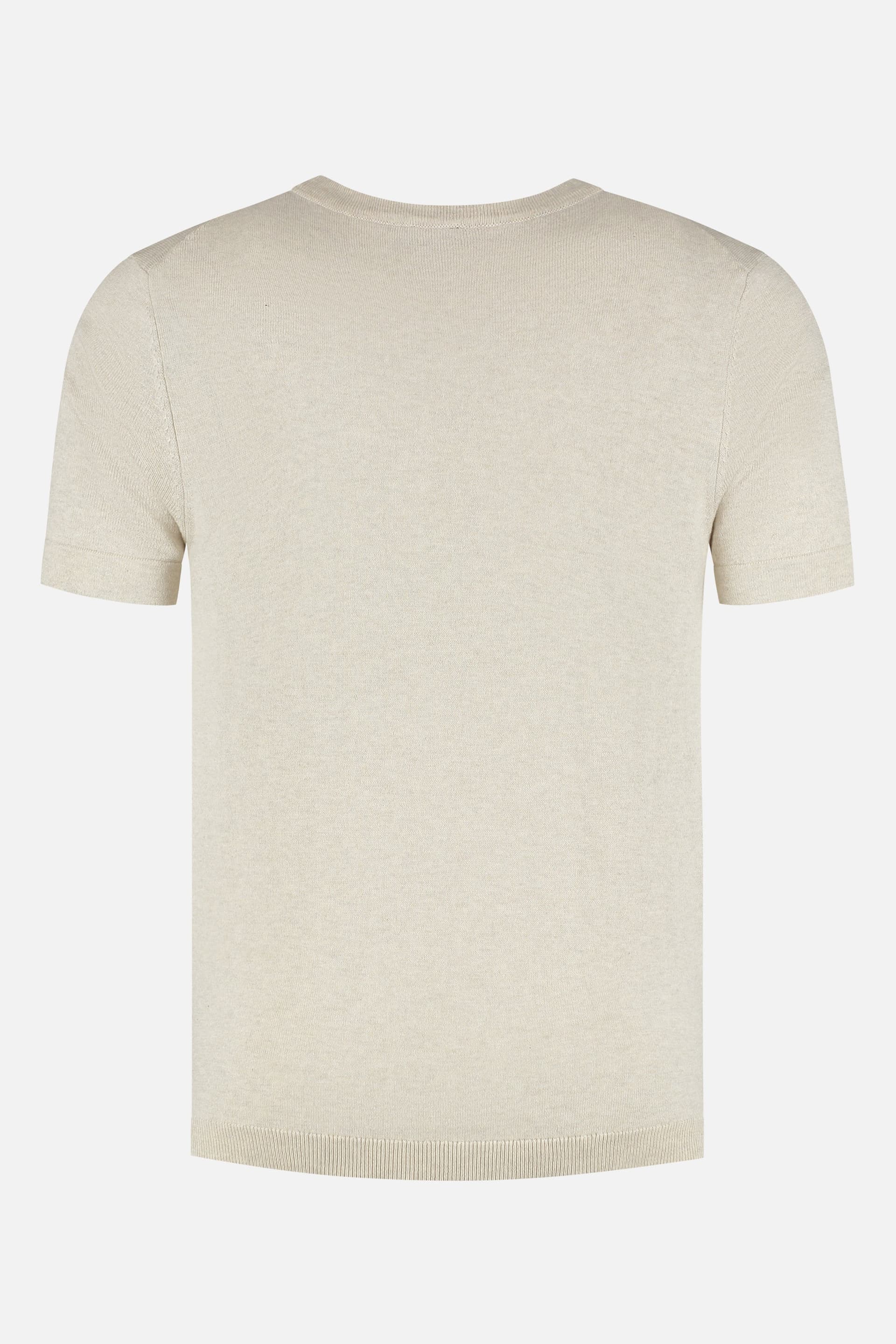 T-shirt knitted ecru — afbeelding 3