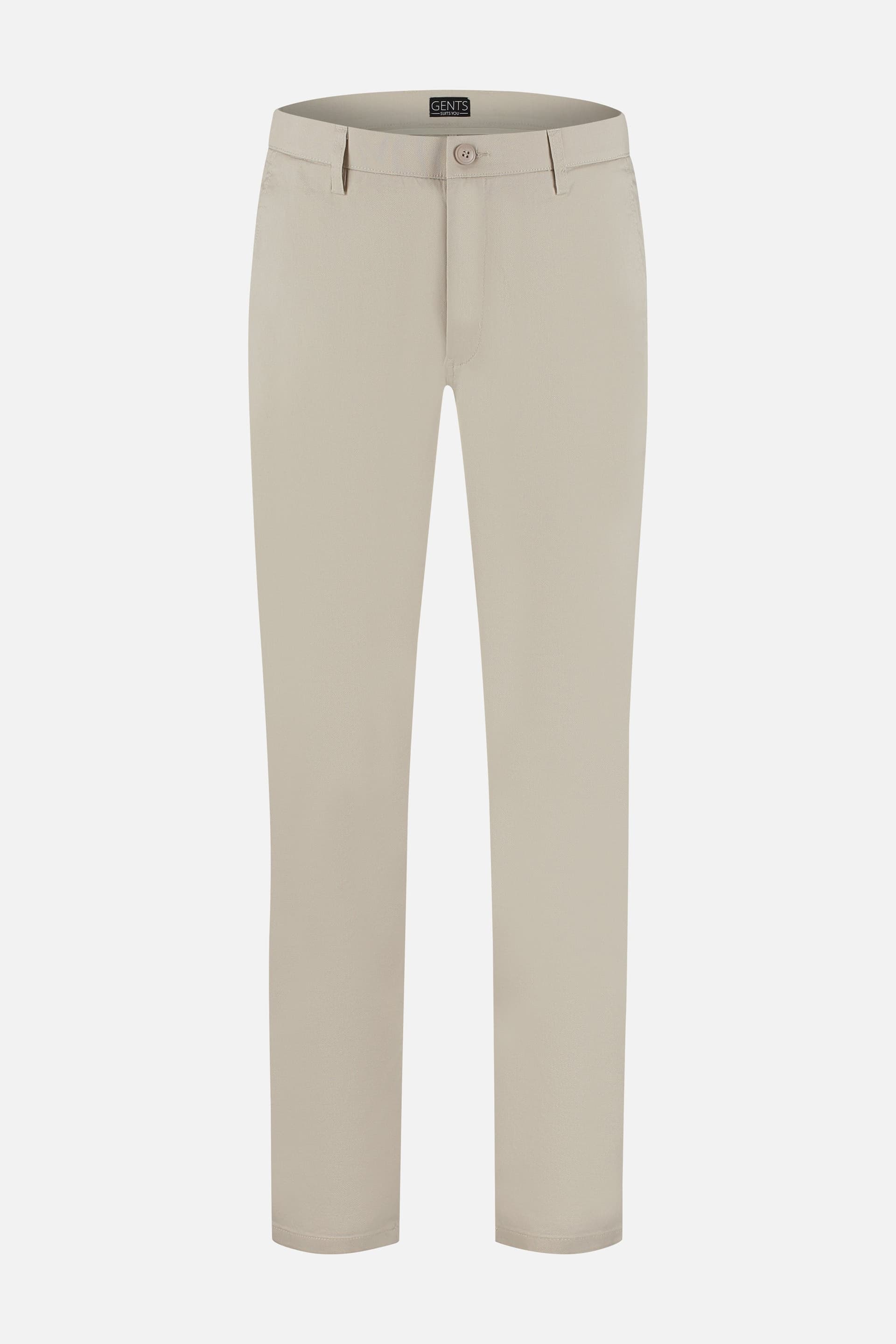 Chino stretch dobby zand — afbeelding 3
