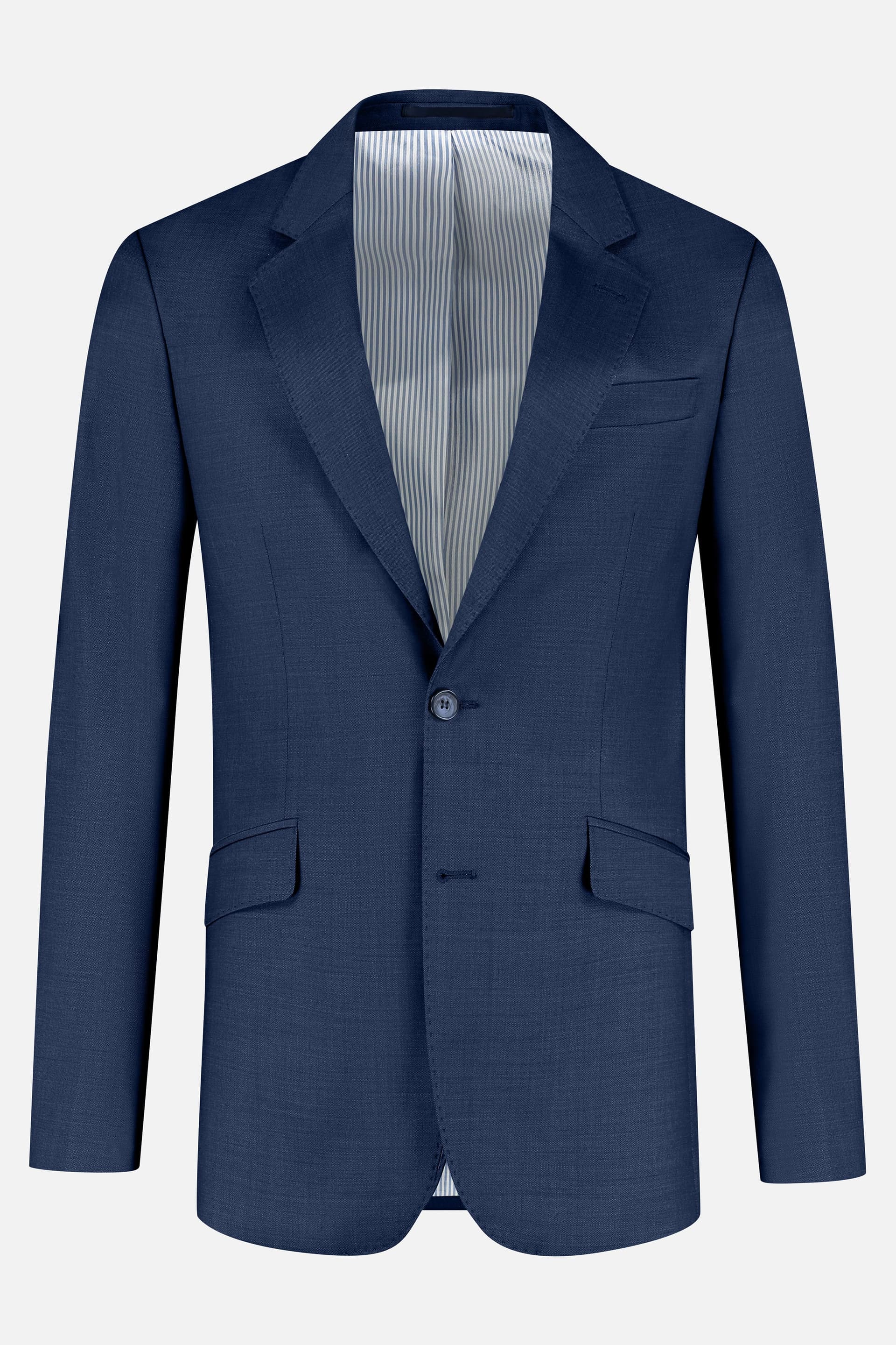 Costume laine sharkskin bleu royal — afbeelding 3