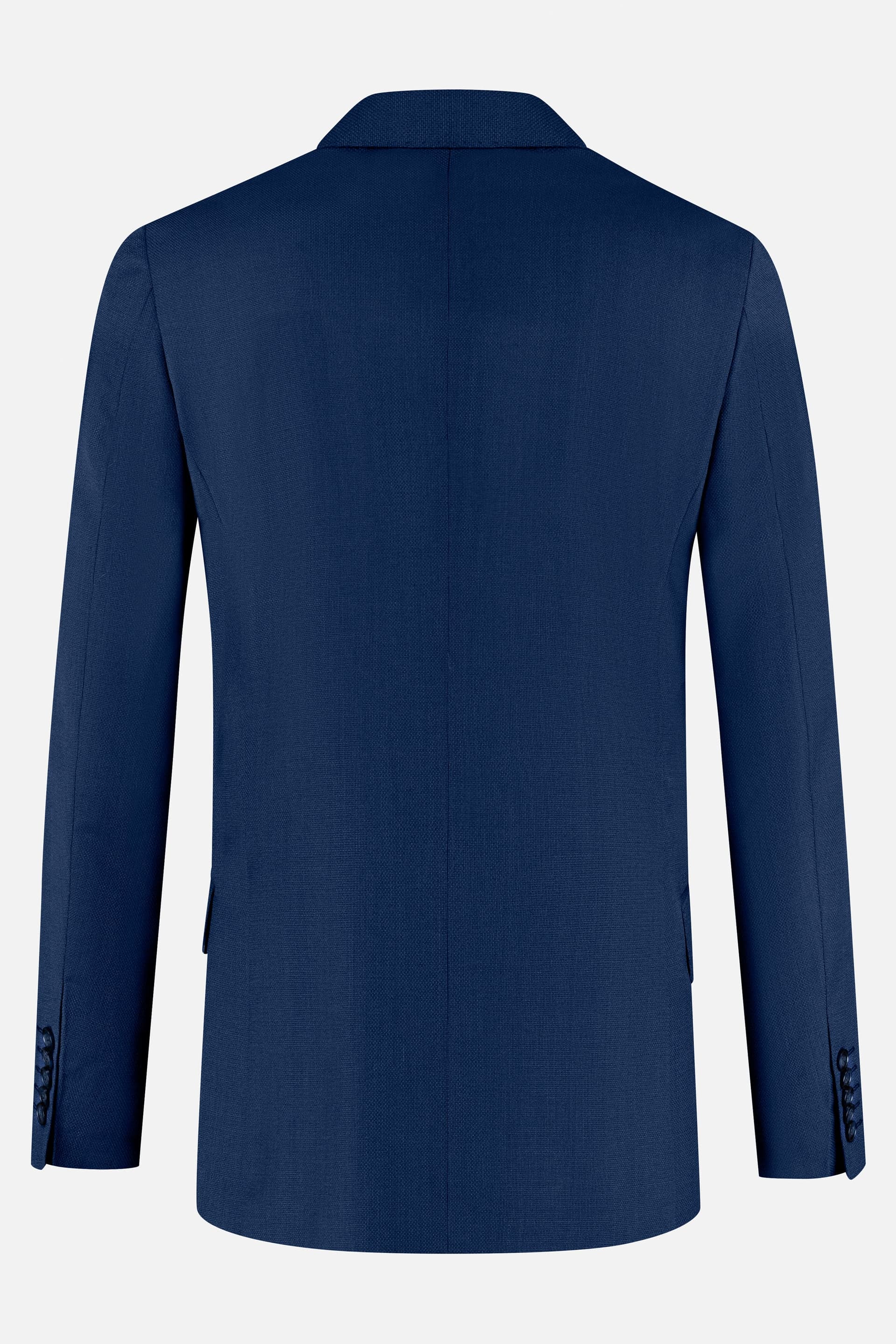 Pak wol structuur saffierblauw — afbeelding 7