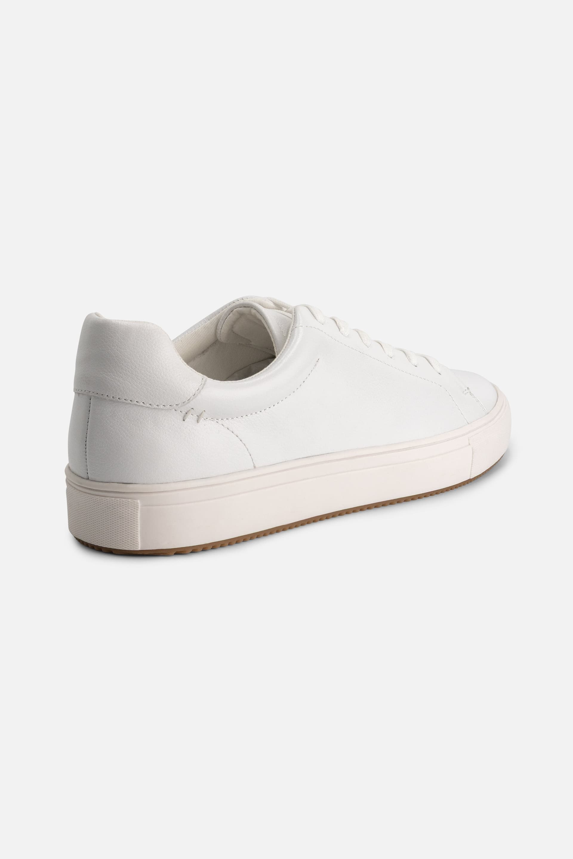 Sneaker leer glad wit — afbeelding 5