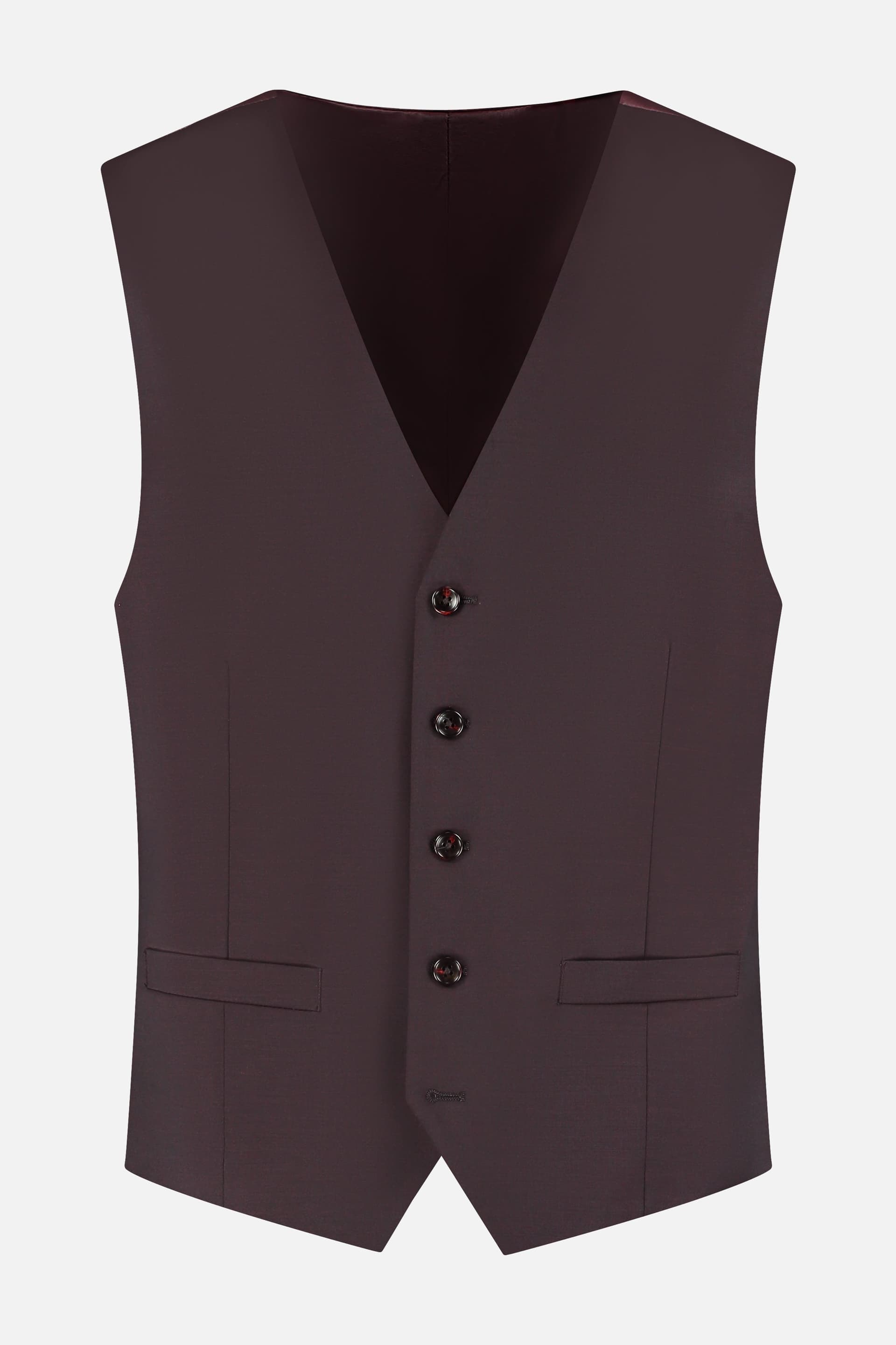 Costume 3 pièces laine cherry-black — afbeelding 8