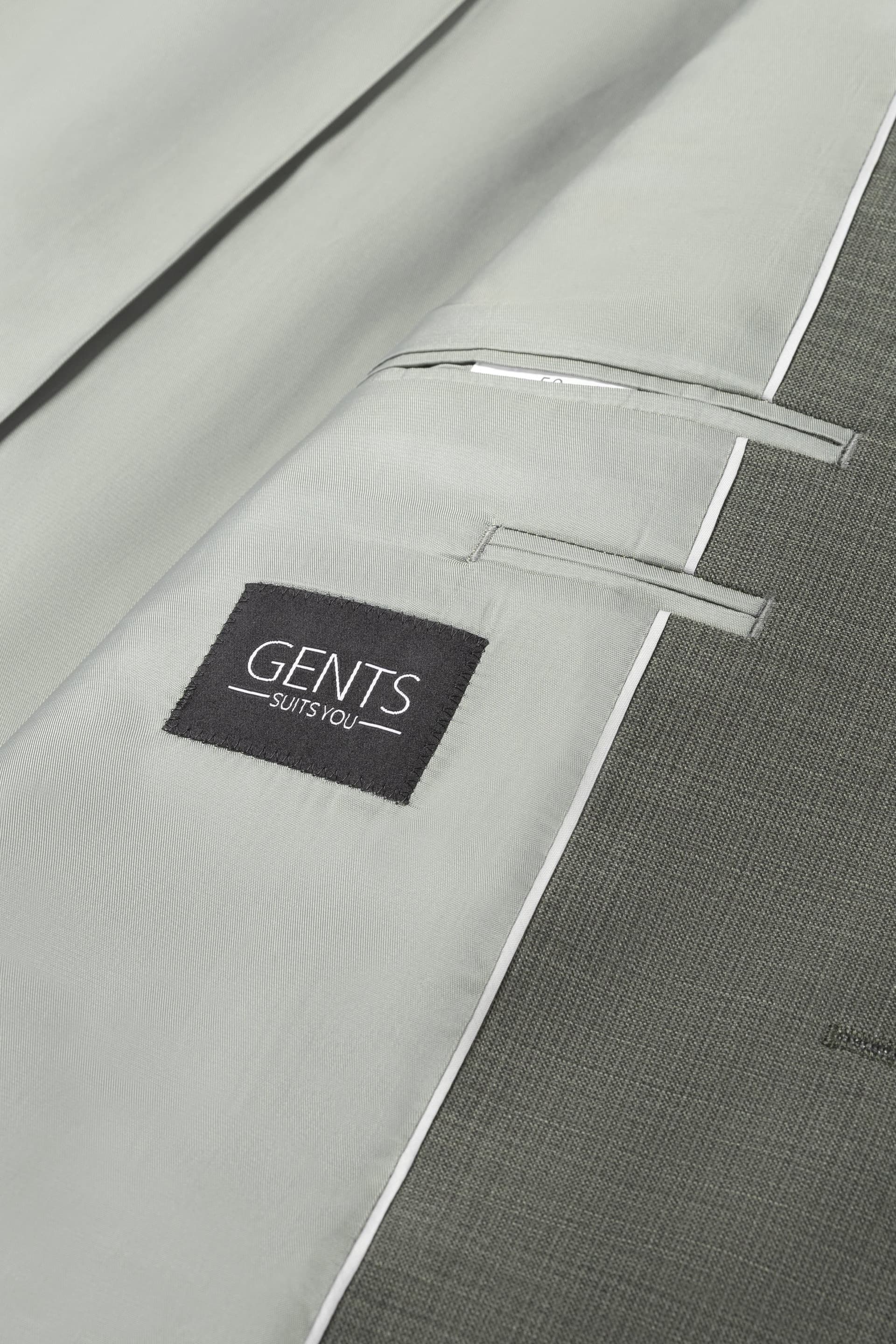 Anzug 3-teilig Wolle Dark-Moss — afbeelding 7