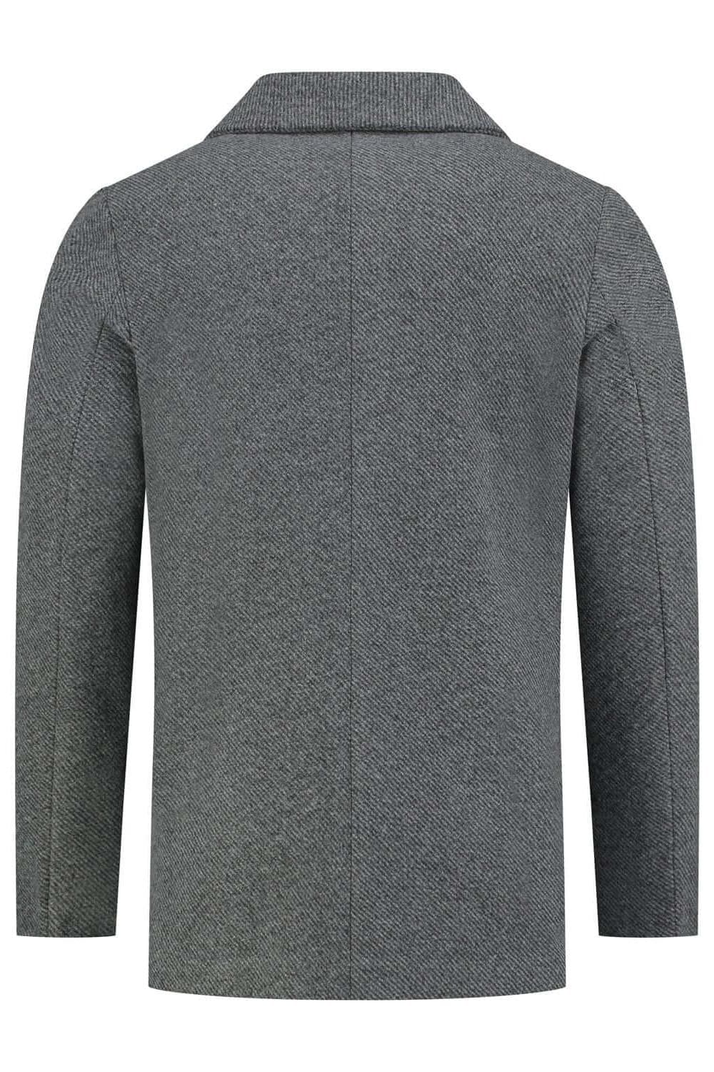 Grey Peacoat — image 3