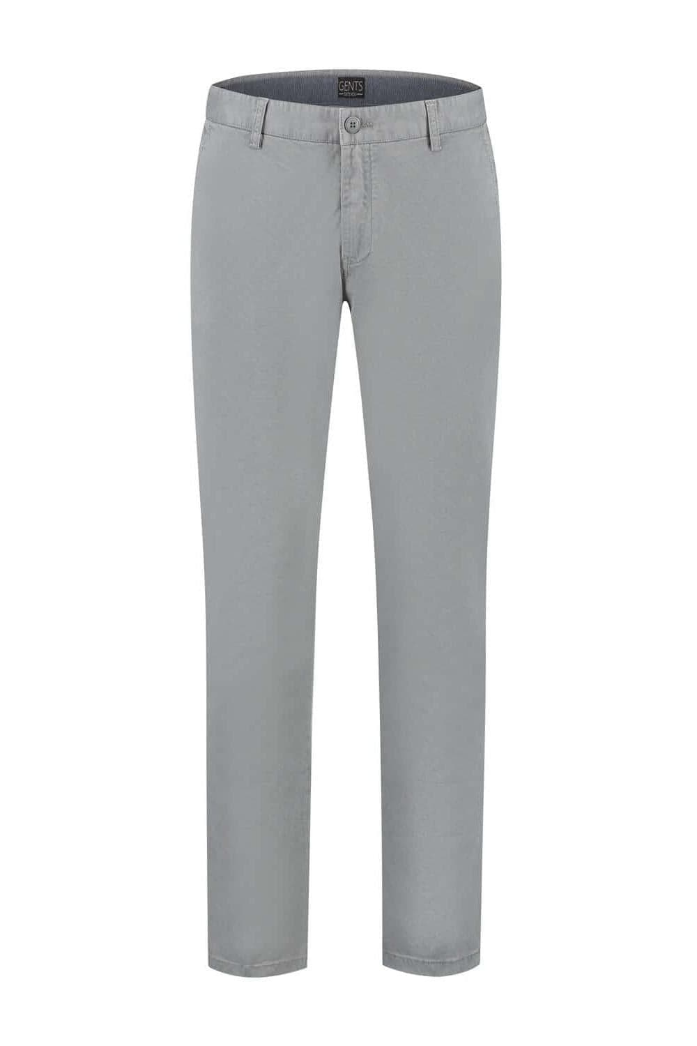 Chino print grijs