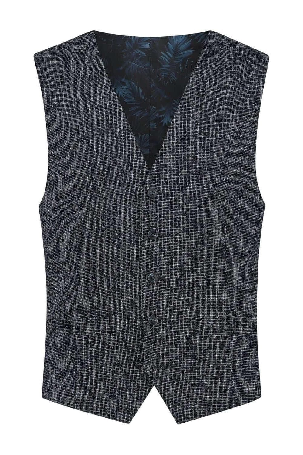Gilet melange navy