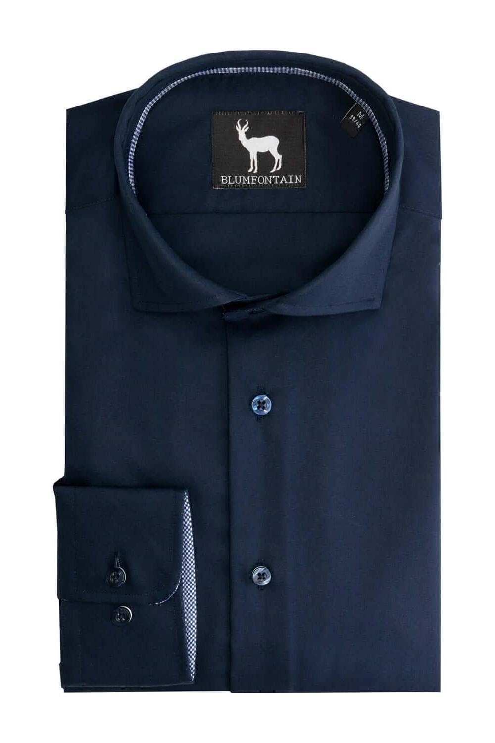 Uni denimblauw