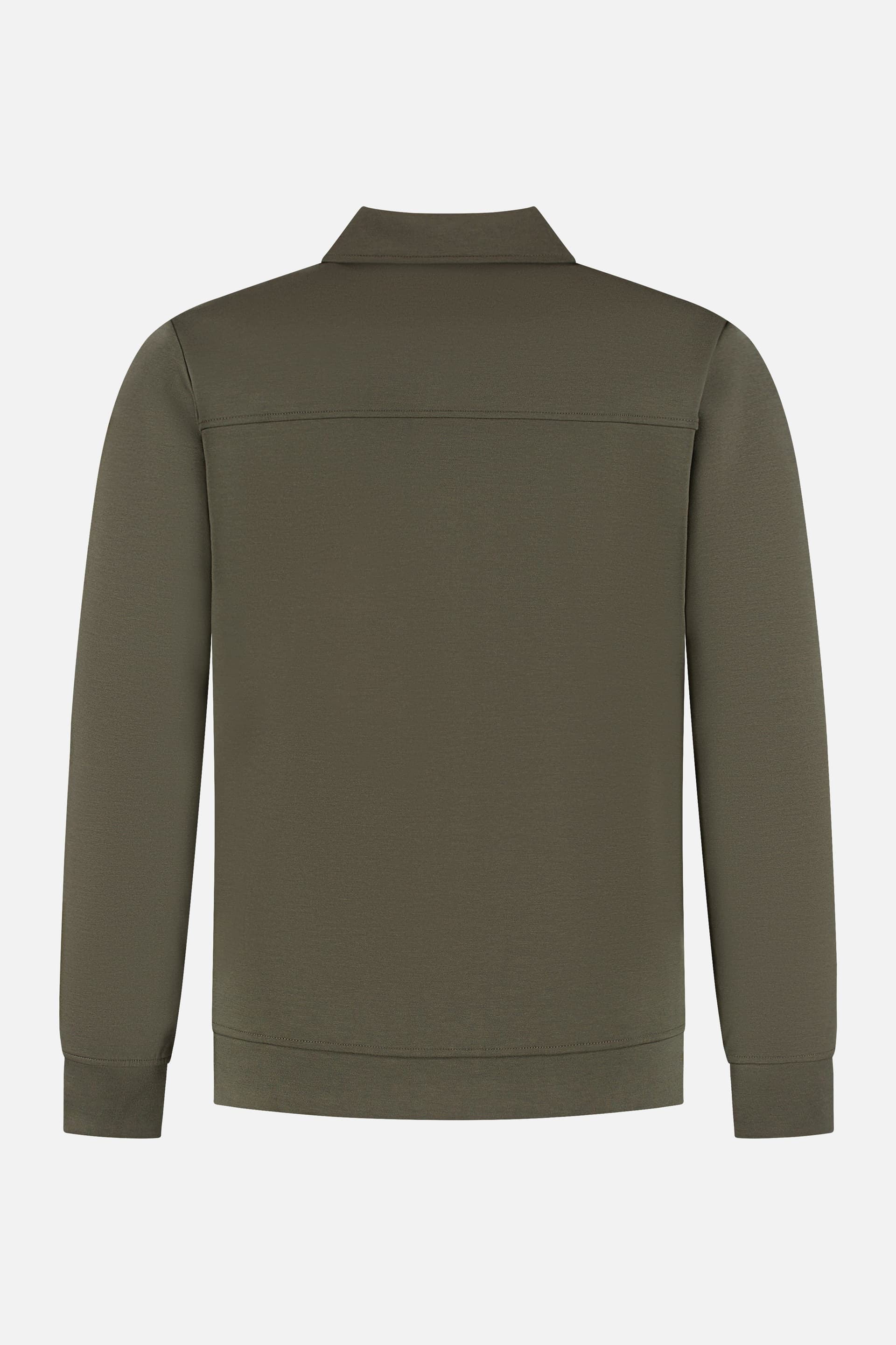 Overshirt sweat groen