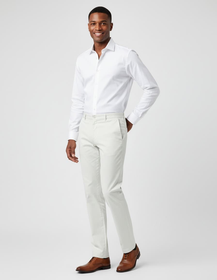 Chino seas off-white — op model