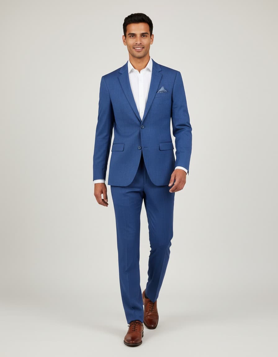 Colbert linnenlook — op model