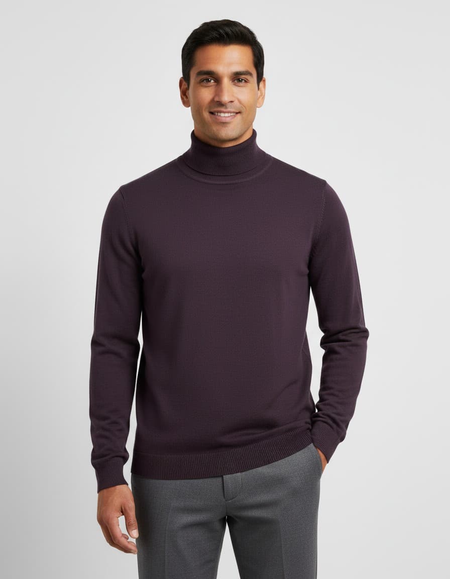 Coltrui donkerpaars — op model