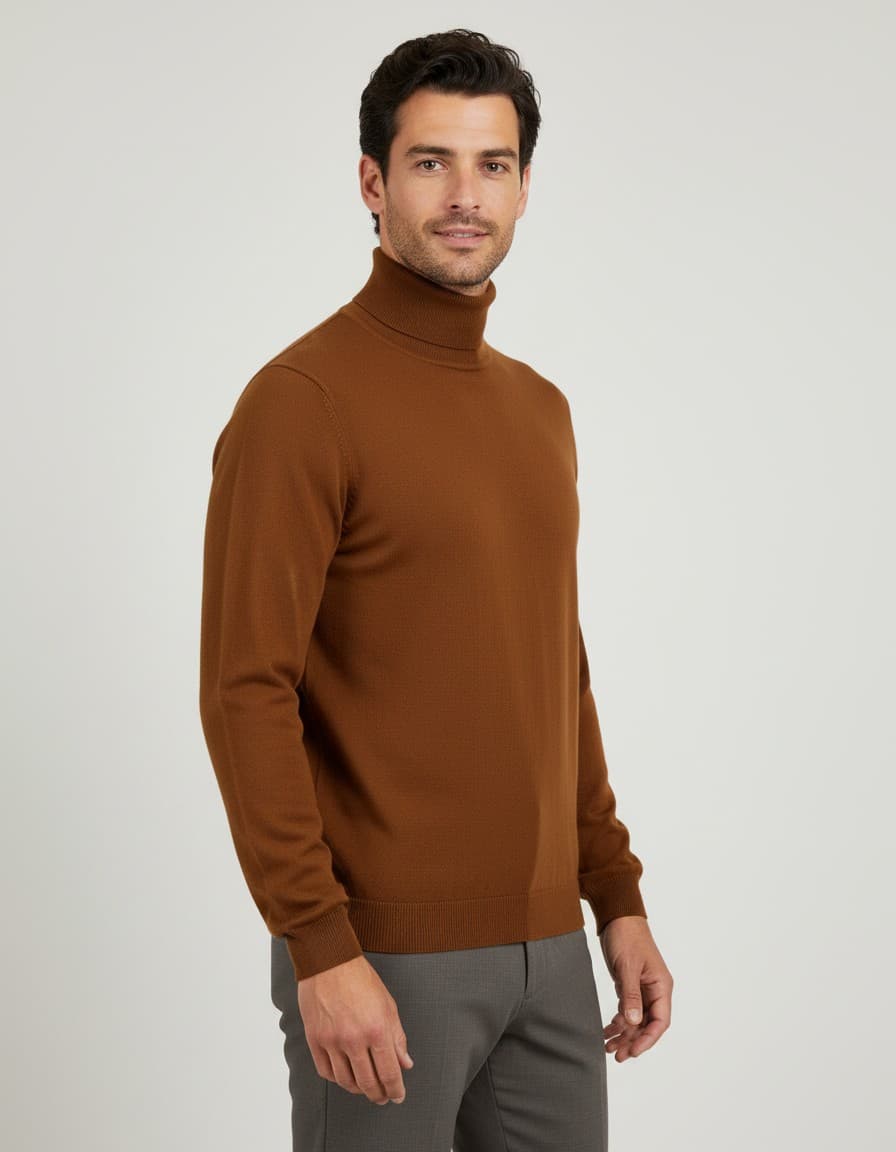 Coltrui roestbruin — op model