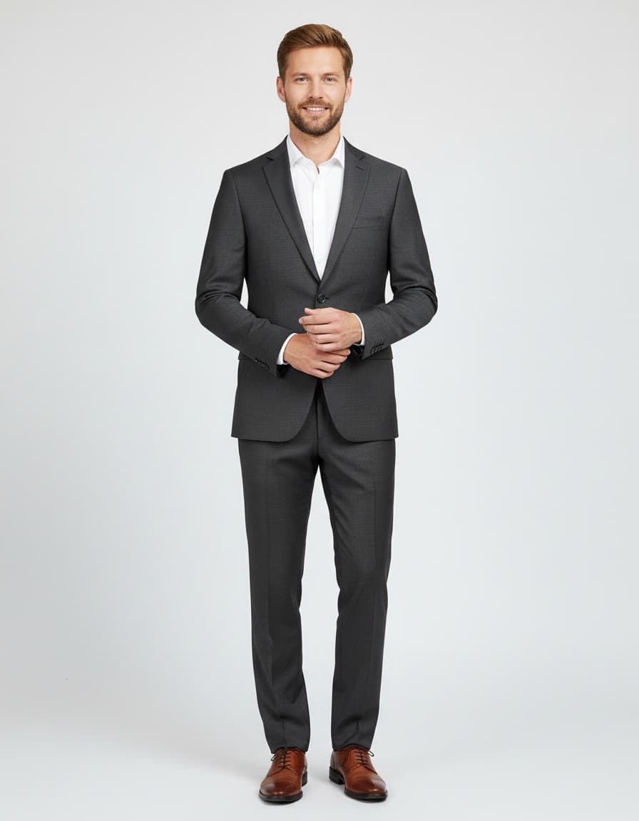 Colbert Wol grijs Mix & Match — op model