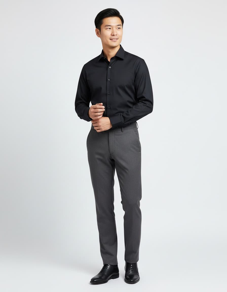 Hemd Marvelis modern-fit — op model