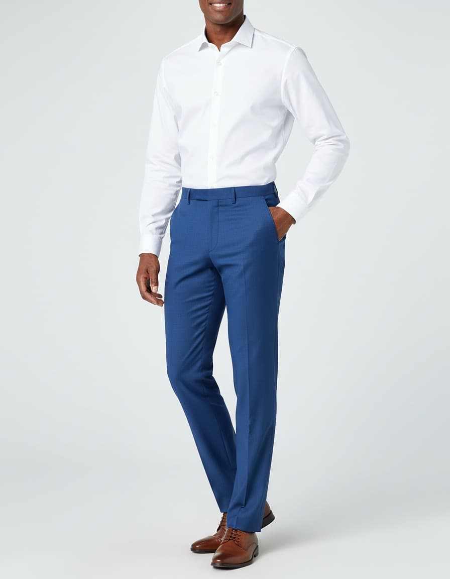 Pantalon linnenlook